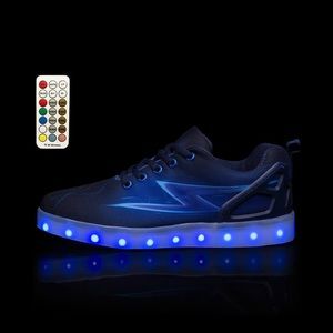 Bright LED Thunderbolt Sneakers